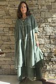 Lenni Cotton Smock Dress Washed Khaki /50=